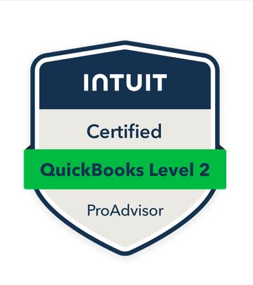 Intuit Certified QuickBooks Online ProAdvisor Level 2